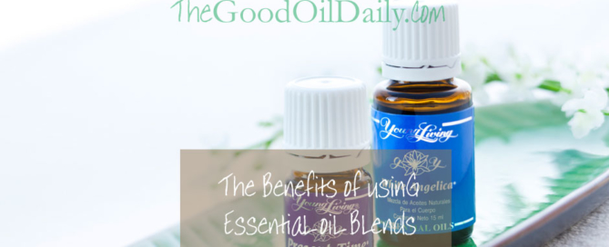 using essential oil blends, young living, the good oil daily