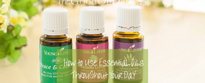 how to use essential oils, young living, the good oil daily