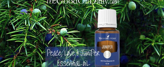 juniper essential oil, young living, the good oil daily
