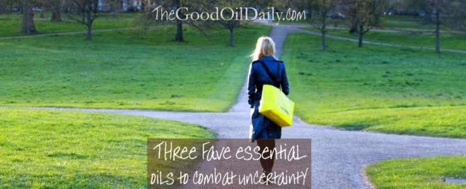 essential oils for uncertainty, young living, the good oil daily