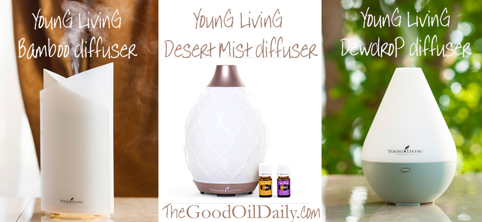 young living bamboo diffuser, desert mist diffuser, dewdrop diffuser