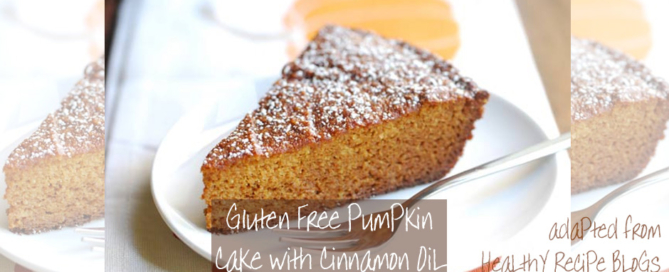 gluten free pumpkin cake cinnamon oil, the good oil daily