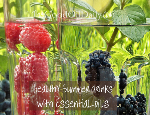 Healthy Summer Drinks with Essential Oils