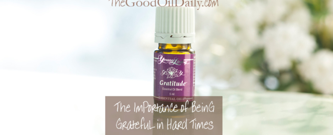 young living gratitude in tough times, the good oil daily