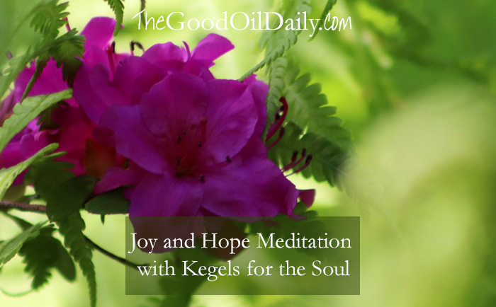joy hope oils for meditation kegels for the soul, the good oil daily